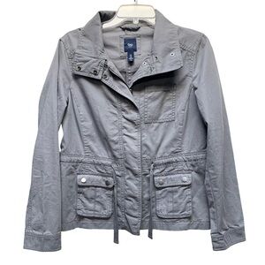 GAP Women's Utility Jacket in Gray
